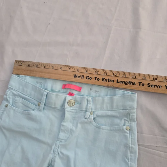 Lilly Pulitzer Aqua Jeans - Picture 7 of 14